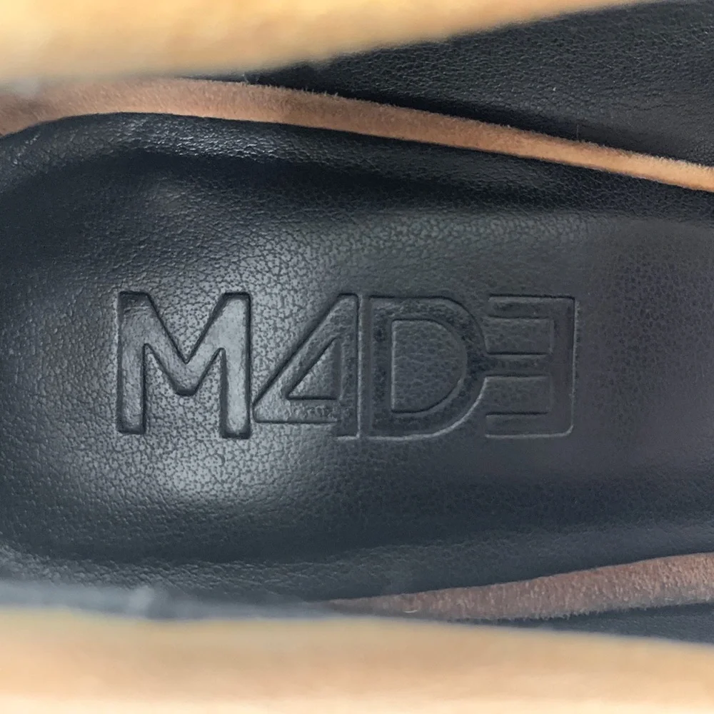 Anthropologie M4DE Suede Block Heel Pumps - Picture 3 of 10